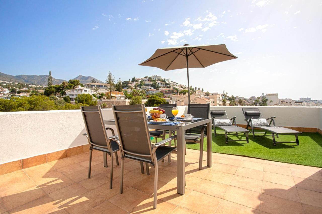 Atico Frente Al Mar - Vistas, Piscina, Terrazas, Parking! Apartment Benalmadena Luaran gambar